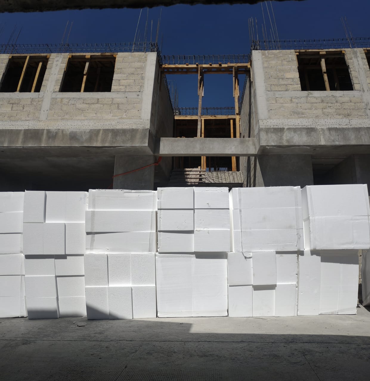 Casetón de unicel para losa