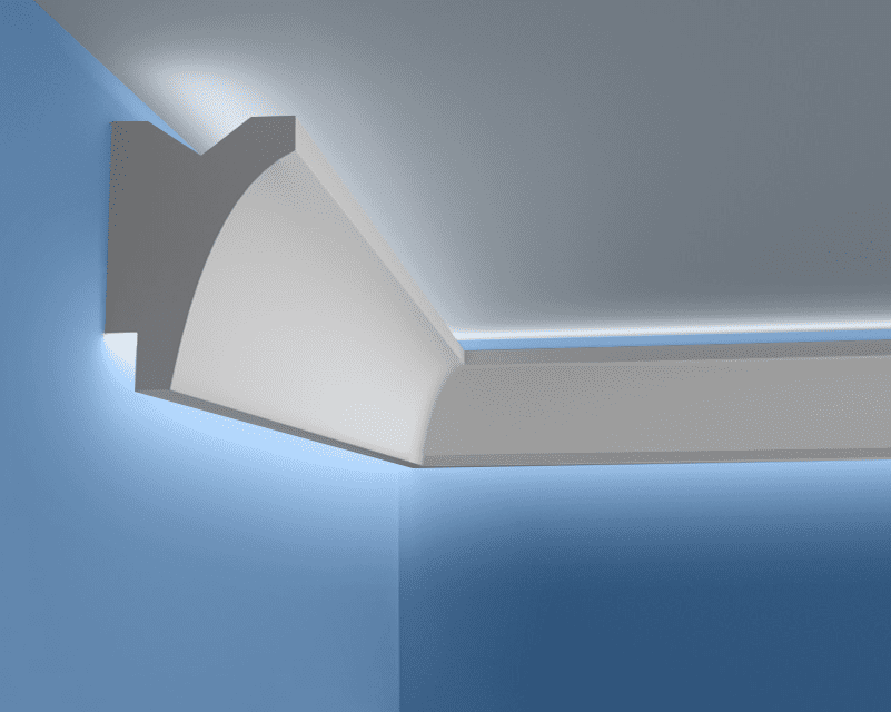 Moldura Luz Indirecta / Molduras con corte para luz LED